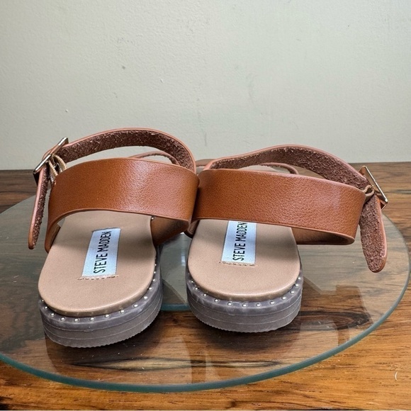 Steve Madden Tesa Slingback Sandal in cognac - Picture 11 of 15